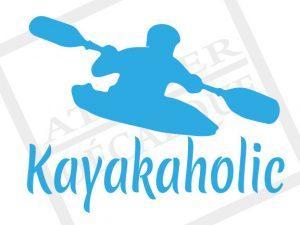Lettrage G-0001 – Kayakaholic Sport *