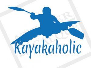 Lettrage G-0002 – Kayakaholic Sport